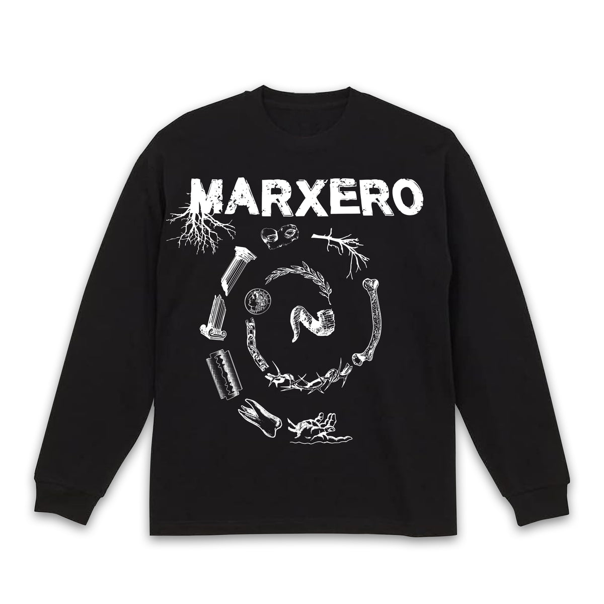 GURUGURU'' Long Sleeve Tee | Marxero｜マルセロ